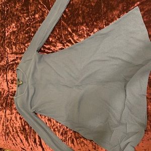 Blue mini maternity dress